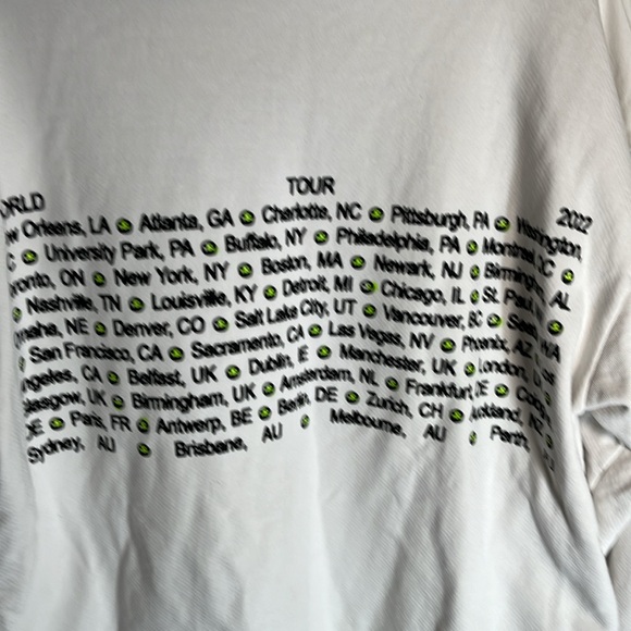 Billie Eillish Happier Than Ever Tour organic cotton unisex hoody. New - Picture 8 of 10